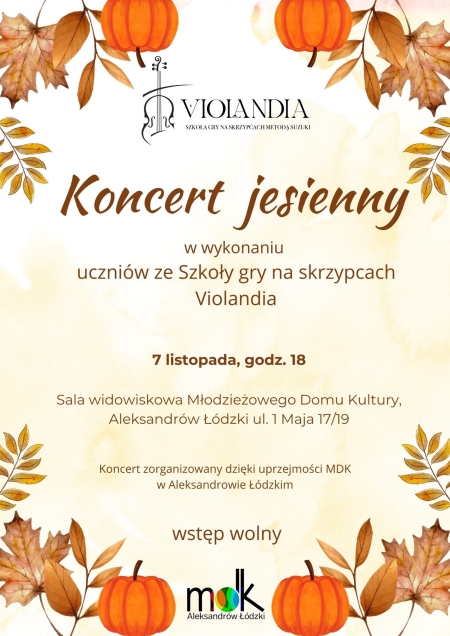 Koncert skrzypcowy szkoły Violandia