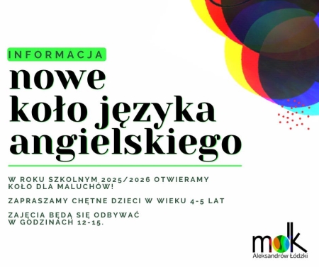Język angielski dla maluchów!