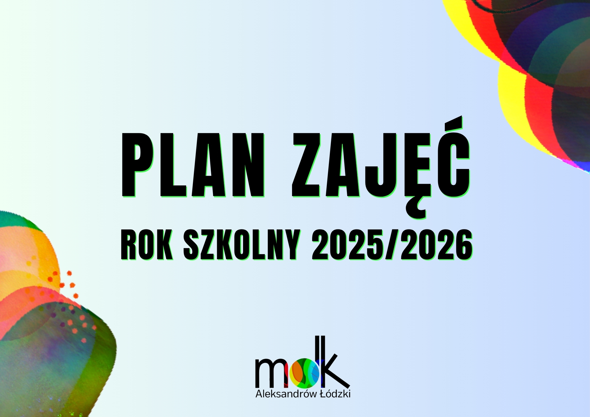 PLAN ZAJĘĆ rok szkolny 2025/2026