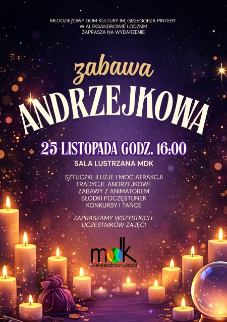 Zapraszamy na Andrzejki! 