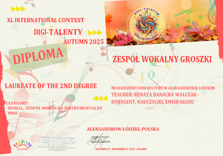 Wokaliści odnoszą kolejne sukcesy!