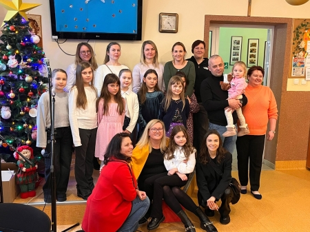 Występ uczestników MDK we Wrzosie