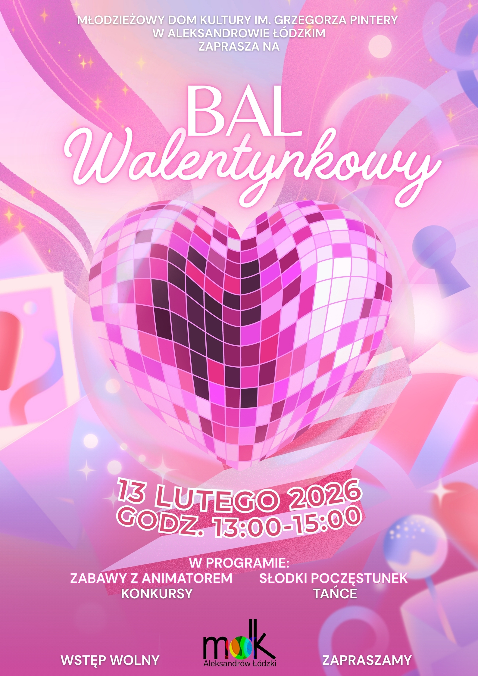 Bal Walentynkowy w MDK Aleksandrów Łódzki!