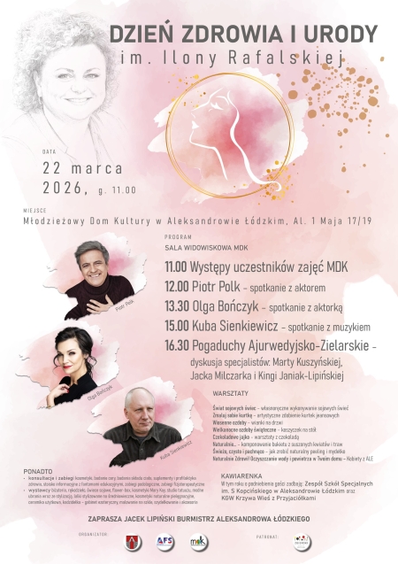 Dzień Zdrowia i Urody im. Ilony Rafalskiej - 22 marca! 