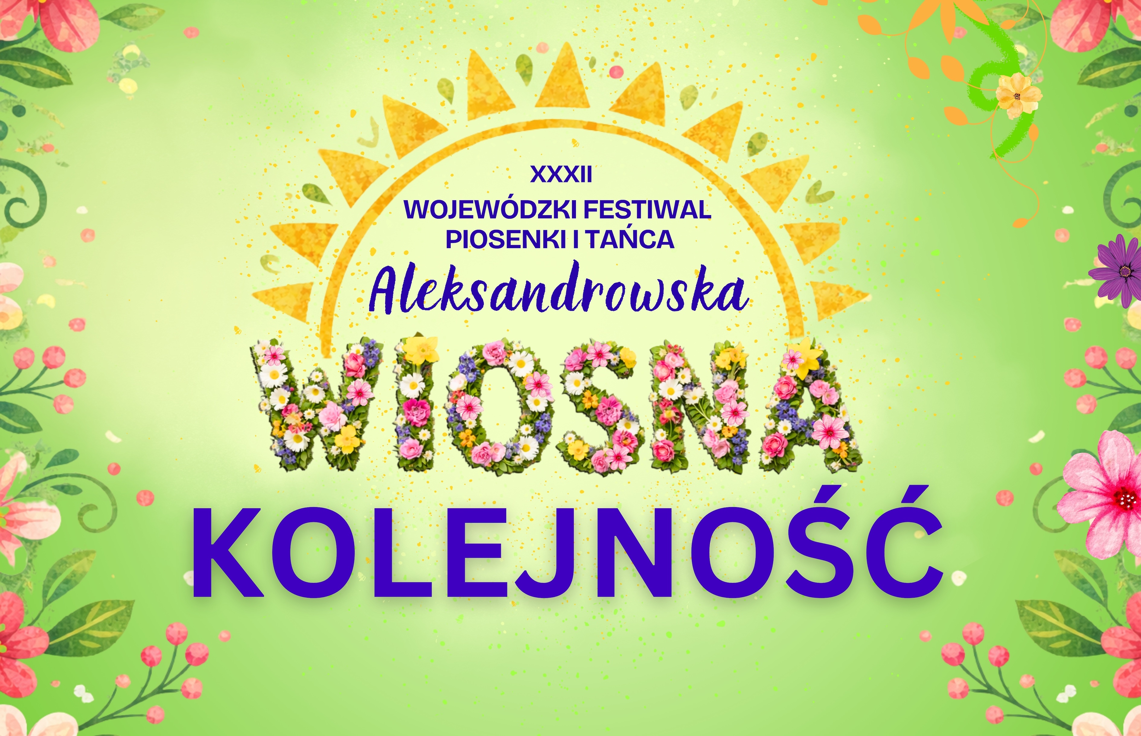 KOLEJNOŚĆ PREZENTACJI - ALEKSANDROWSKA WIOSNA 2026