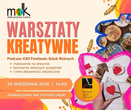Warsztaty MDK podczas Festiwalu Sztuk Różnych